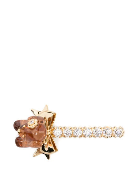  Yvmin Dog Bow Hair Clip - Gold 