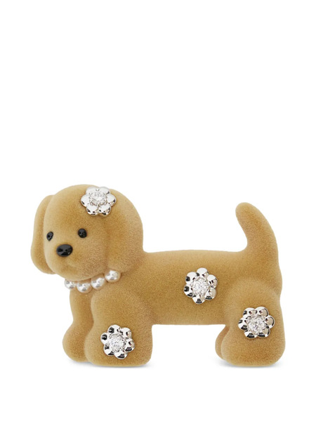  Yvmin Flower Dog Hair Clip - Neutrals 