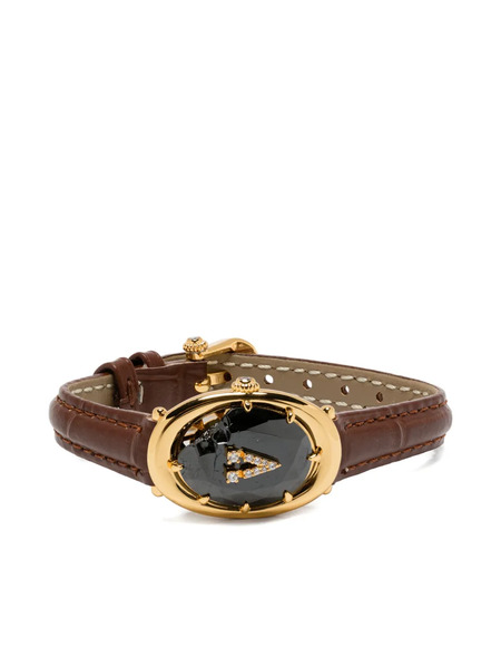  Yvmin Leather Bracelet - Black 