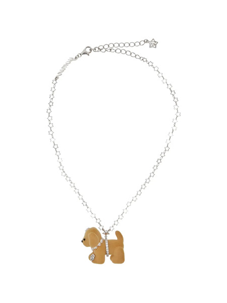  Yvmin Puppy Necklace - Silver 