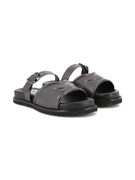  Zadig & Voltaire Kids Buckle-strap Sandals - Grey 