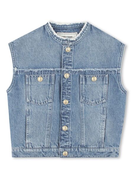  Zadig & Voltaire Kids Denim Jacket - Blue 