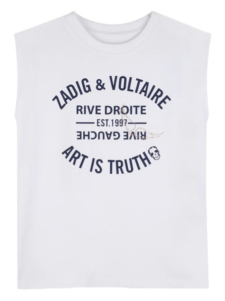  Zadig & Voltaire Kids Graphic-print Top - White 