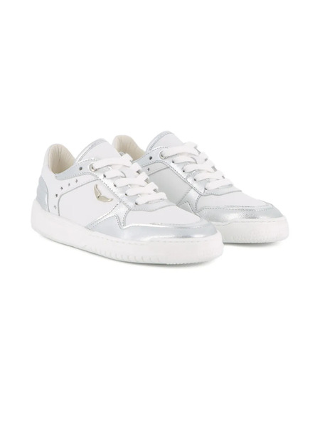  Zadig & Voltaire Kids Lace-up Sneakers - White 