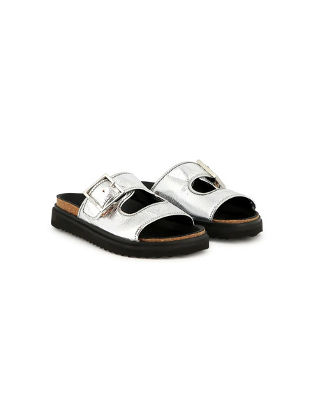  Zadig & Voltaire Kids Leather Sandals - Grey 