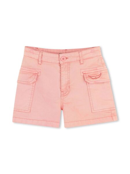  Zadig & Voltaire Kids Logo-embroidered Shorts - Pink 