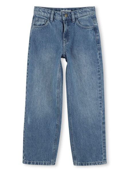  Zadig & Voltaire Kids Logo-patch Jeans - Blue 