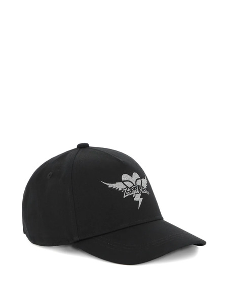  Zadig & Voltaire Kids Logo-print Baseball Cap - Black 
