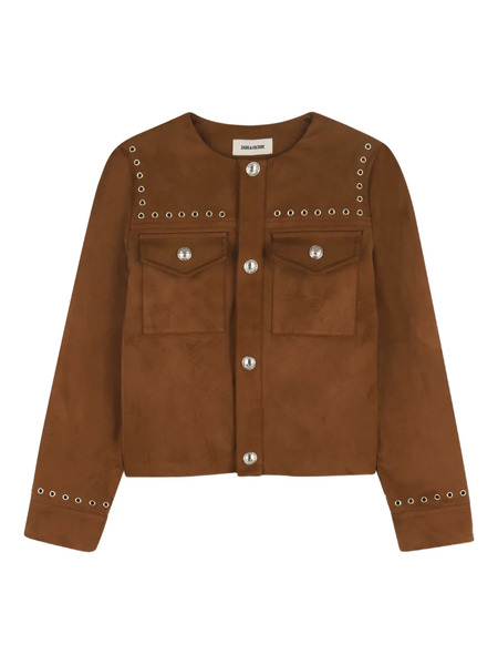  Zadig & Voltaire Kids Long-sleeve Jacket - Brown 