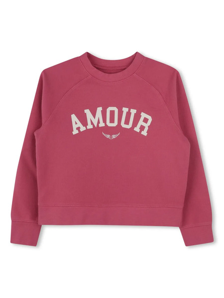  Zadig & Voltaire Kids Printed-motif Sweatshirt - Pink 