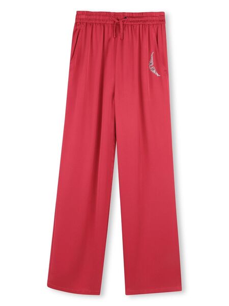  Zadig & Voltaire Kids Rhinestone-embellished Trousers - Red 