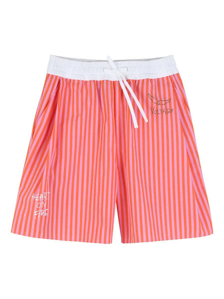  Zadig & Voltaire Kids Striped Shorts - Pink 