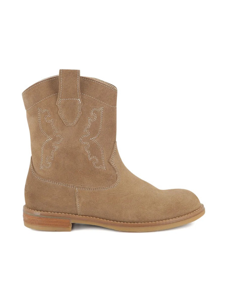  Zadig & Voltaire Kids Suede Ankle Boots - Brown 