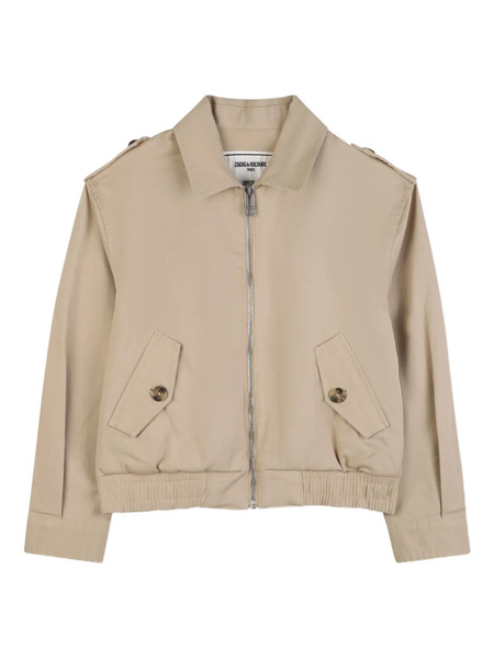  Zadig & Voltaire Kids Zip-fastening Jacket - Neutrals 