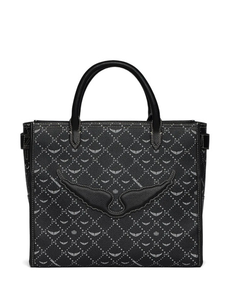  Zadig&voltaire Angel Logo Tote Bag - Black 