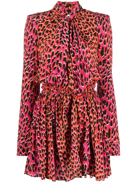  Zadig&voltaire Animal-print Silk Minidress - Red 