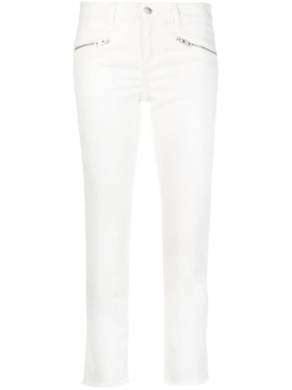  Zadig&voltaire Ava Cropped Slim-cut Jeans - White 