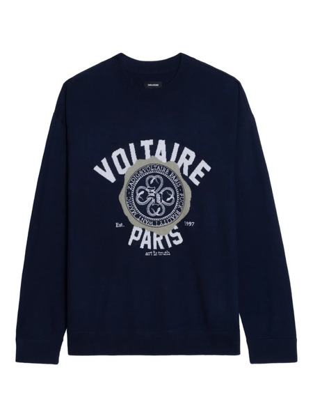  Zadig&voltaire Blazon Graphic Sweater - Blue 