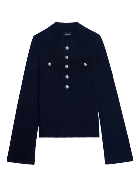  Zadig&voltaire Button-detail Jumper - Blue 