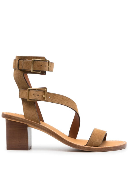  Zadig&voltaire Cecilia Caprese Leather Sandals - Brown 