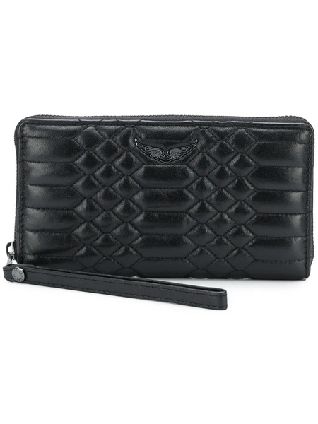  Zadig&voltaire Compagnon Matelassé Wallet - Black 