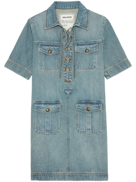  Zadig&voltaire Denim Mini Dress - Blue 