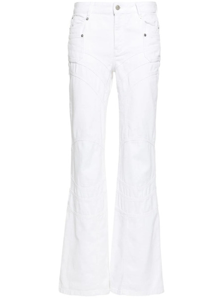  Zadig&voltaire Elvira Mid-rise Flared Jeans - White 