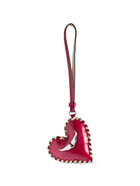  Zadig&voltaire Heart Braided Keyring - Red 