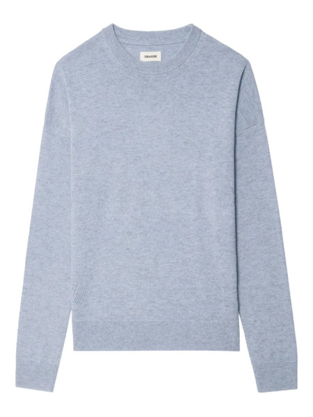  Zadig&voltaire Heart-patch Cashmere Sweater - Blue 