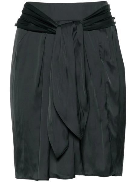  Zadig&voltaire Joji Satin Mini Skirt - Black 