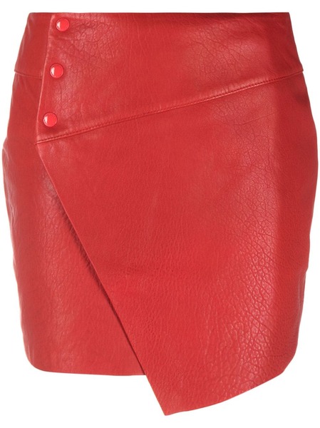  Zadig&voltaire Junko Cuir Leather Miniskirt - Red 