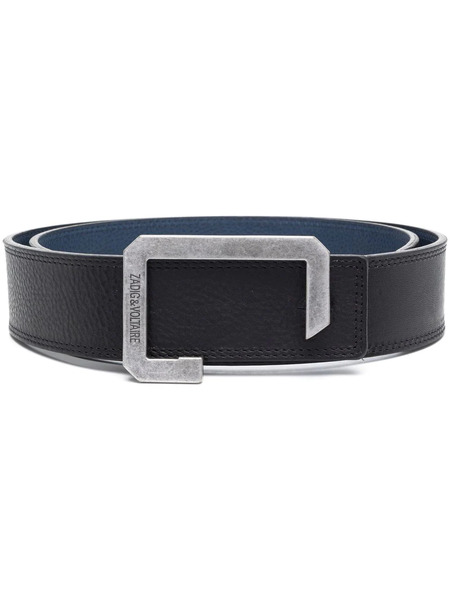  Zadig&voltaire La Reversible Leather Belt - Black 