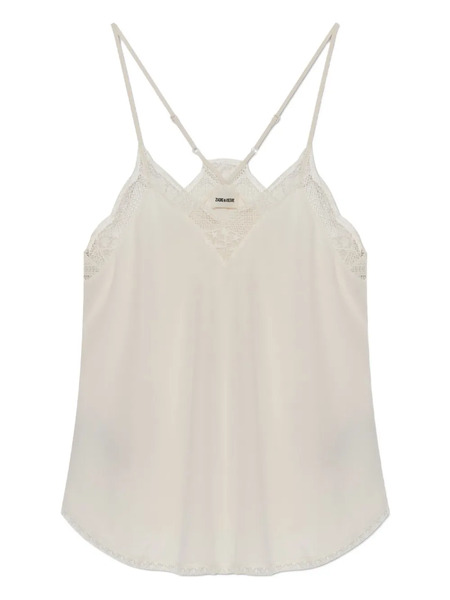  Zadig&voltaire Lace-trimmed Tank Top - Neutrals 