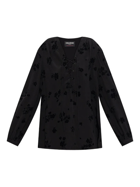  Zadig&voltaire Lace-up Blouse - Black 
