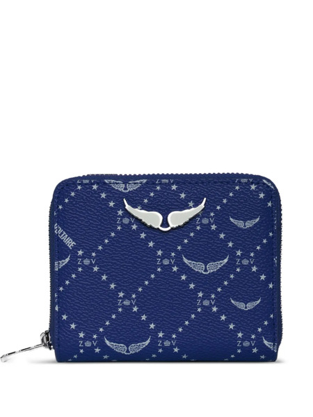  Zadig&voltaire Logo-plaque Zip Wallet - Blue 