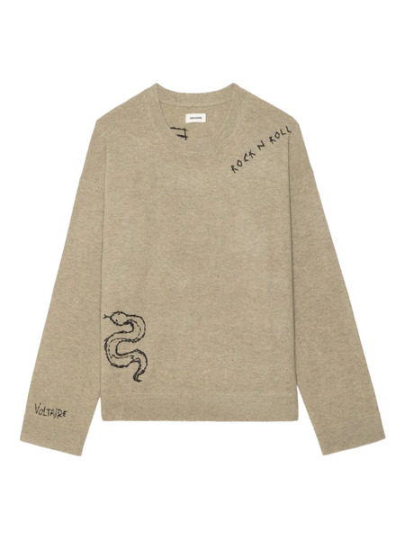  Zadig&voltaire Marko Lc Graphic Sweater - Neutrals 