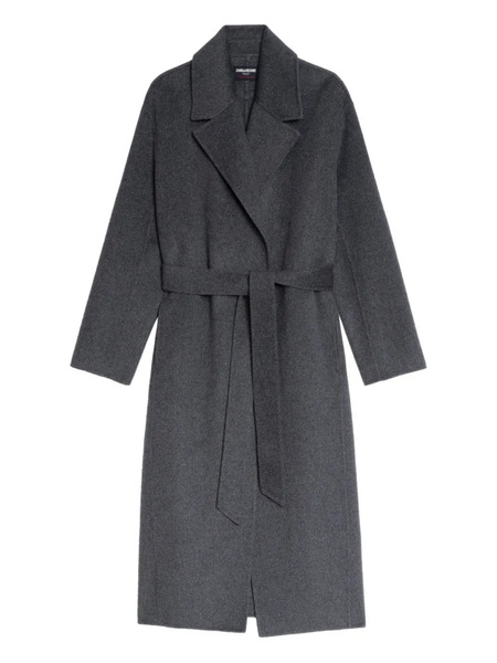  Zadig&voltaire Meli Belted Coat - Grey 