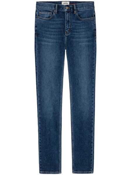  Zadig&voltaire Mid-rise Slim-cut Jeans - Blue 