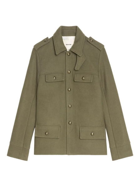  Zadig&voltaire Military-pocket Buttoned Jacket - Green 
