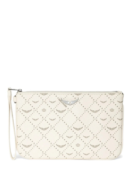  Zadig&voltaire Monogram Clutch Bag - White 