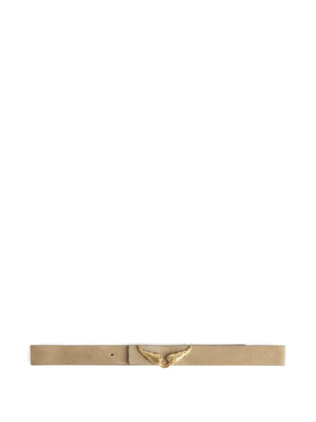  Zadig&voltaire Reversible Wings Leather Belt - Neutrals 
