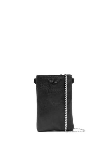  Zadig&voltaire Rock Leather Phone Pouch - Black 