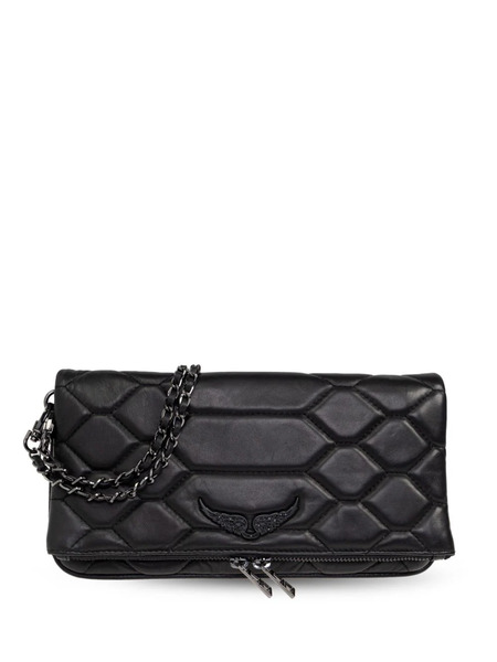  Zadig&voltaire Rock Mat Scale Clutch Bag - Black 