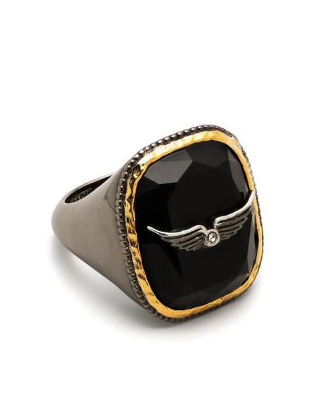  Zadig&voltaire Rock Square Signet Ring - Silver 