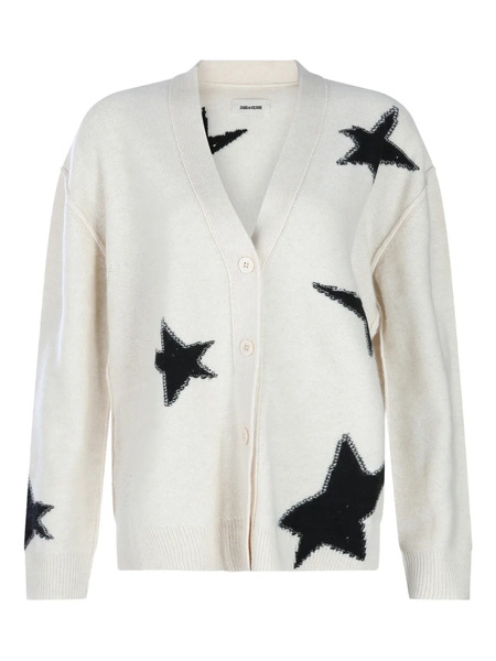  Zadig&voltaire Star Button Cardigan - White 