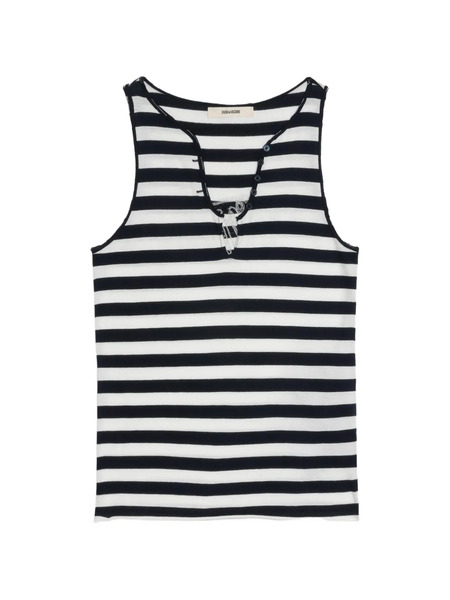  Zadig&voltaire Striped Top - White 