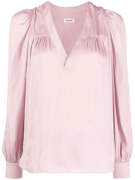  Zadig&voltaire Telia V-neck Blouse - Pink 
