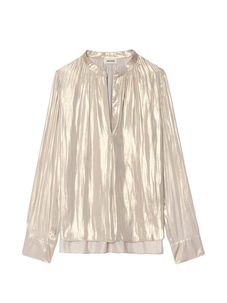  Zadig&voltaire Tink V-neck Top - Gold 