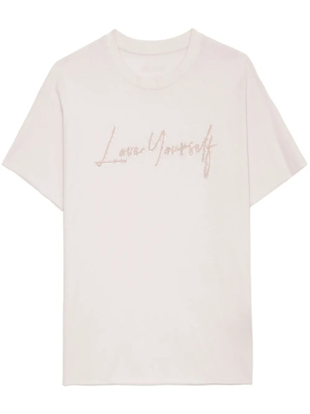  Zadig&voltaire Tommer Co Love Yourself Sweater - Neutrals 