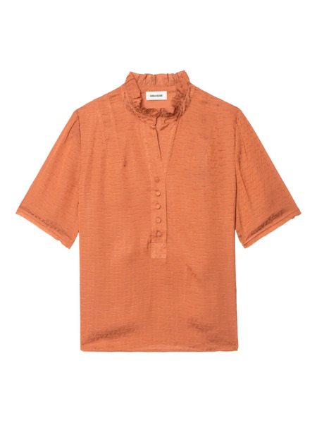  Zadig&voltaire Topher Satin Blouse - Orange 